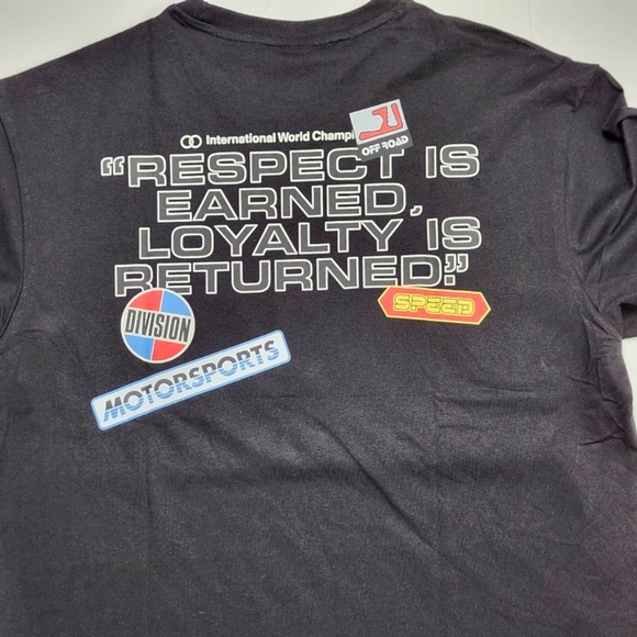 Bershka Tee Shirt Men’s 76 Speedway Racing size Large - Picture 6 of 10